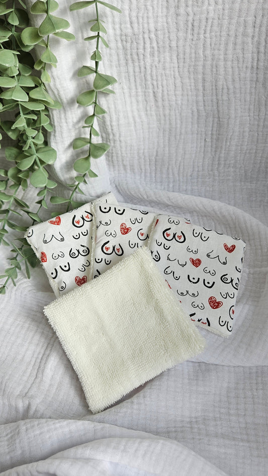 Lot de 5 cotons nettoyants femme